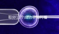 取卵11個成功率如何看胚胎配成數,只受精兩個要找找原因
