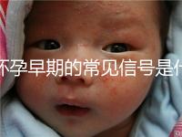 懷孕早期的常見信號(hào)是什么?